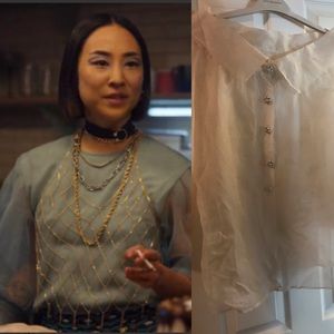 Vintage Elizabeth Anne sheer blouse